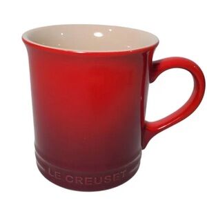 Le Creuset Ceramic Vancouver Mug in Cerise 14oz - Dishwasher Microwave Safe